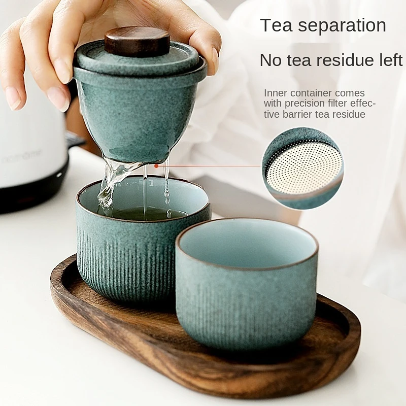 Service à thé Kung Fu de voyag - Korean Tea Set avis et prix